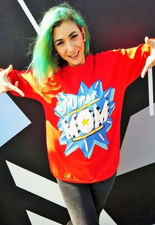 VINTAGE "SUPER MOM" JUMPER