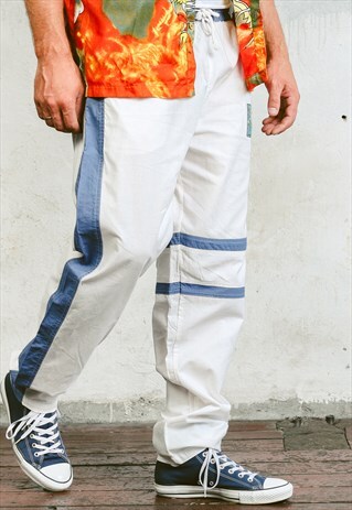 VINTAGE 80S HIP HOP PANTS COTTON SWEATPANTS