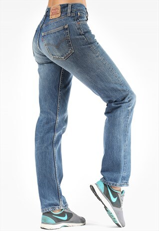 LEVI'S VINTAGE LEVIS 501 DISTRESSED JEANS