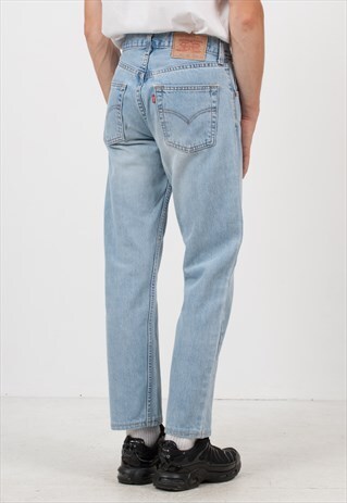 VINTAGE LIGHT BLUE LEVI'S 521 02 FIT DENIM JEANS