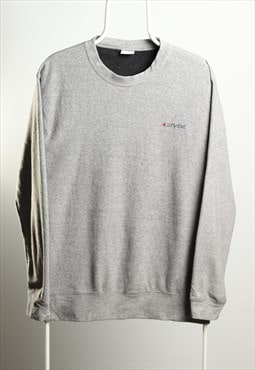Vintage Converse Crewneck Soft Sweatshirt Grey 