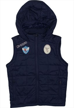 Vintage 90's Kappa Gilet Vest Sleeveless Full Zip Up Navy