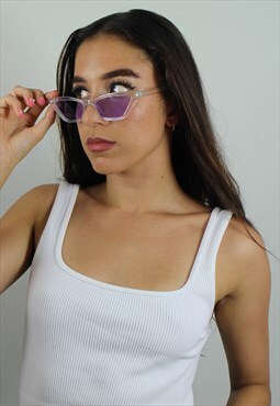 Y2K Lilac Tinted Sunglasses