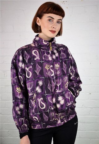 VINTAGE 90'S SILK BOMBER JACKET