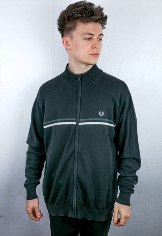 VINTAGE FRED PERRY ZIP FLEECE