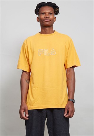 VINTAGE ORANGE 90'S CLASSIC FILA T-SHIRT