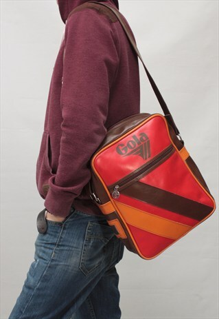 VINTAGE 90' AWESOME COOL UNISEX RED SHOULDER BAG