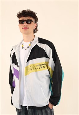Vintage Adidas shell festival track jacket 