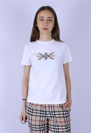 VINTAGE BURBERRY T-SHIRT LOGO
