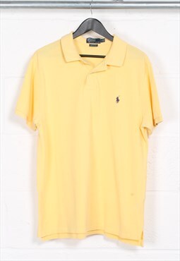Vintage Polo Ralph Lauren Polo Shirt in Yellow XL