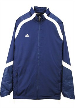 Vintage 90's Adidas Windbreaker Jacket Full Zip Up Nylon