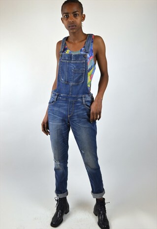 VINTAGE 90'S DENIM DUNGAREES