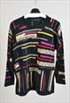 Vintage 00s jumper in abstract print
