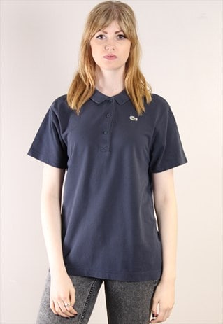 VINTAGE 90S LACOSTE BLUE POLO SHIRT