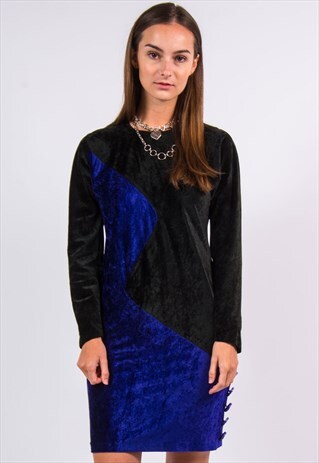 VINTAGE 80'S VELVET DRESS