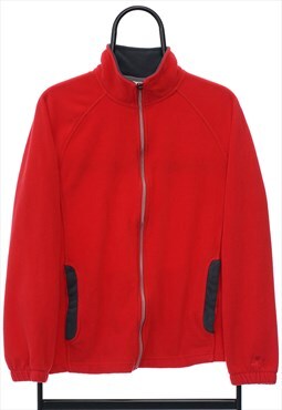 Vintage Starter Red Zip Up Fleece Womens