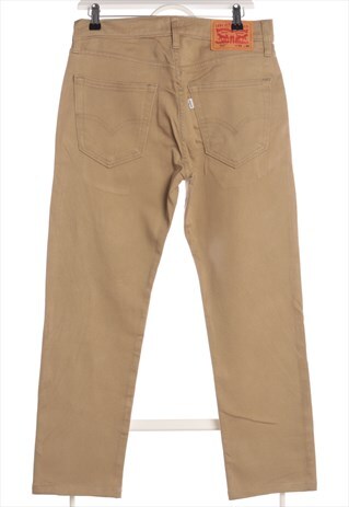 VINTAGE LEVI'S BEIGE 502 DENIM JEANS