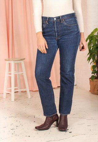 VINTAGE 90S LEVI'S 501 JEANS IN BLUE