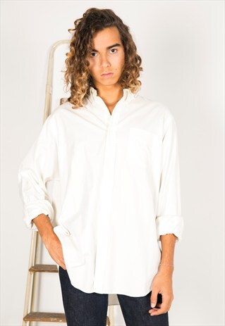 VINTAGE 80S POLO RALPH LAUREN SHIRT / R0162
