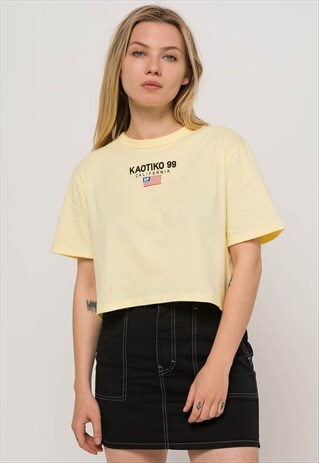 "LANAI" T-SHIRT IN YELLOW