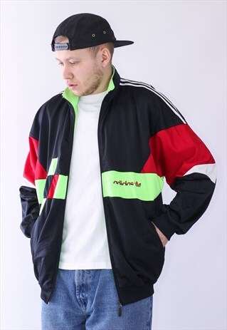 RARE VINTAGE MENS ADIDAS TRACK TOP JACKET