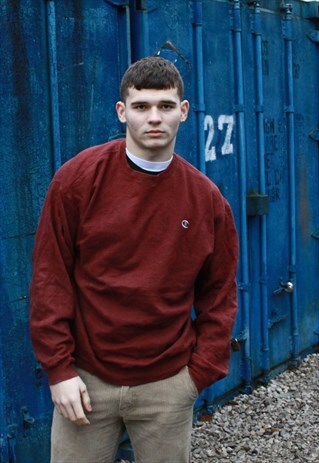 VINTAGE MAROON CHAMPION SWEATSHIRT