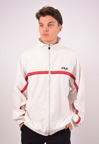 fila tracksuit white