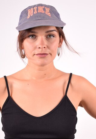 NIKE WOMENS VINTAGE CAP ONE SIZE BLUE 90S