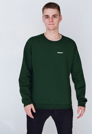 GREEN DONUT (WHITE) SWEATSHIRT