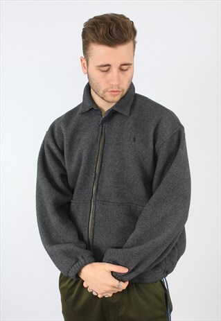 RALPH LAUREN POLO FLEECE HARRINGTON BOMBER JACKET