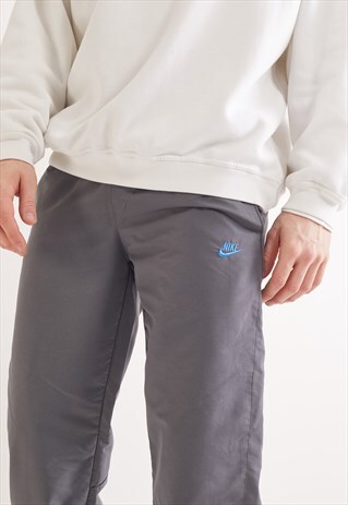 VINTAGE NIKE SHELLSUIT BOTTOMS DARK GREY