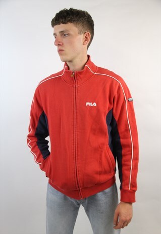 VINTAGE FILA 90'S RED SPORTS JACKET