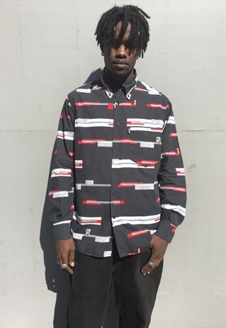 VINTAGE RARE MOSCHINO JEANS PATTERN SHIRT