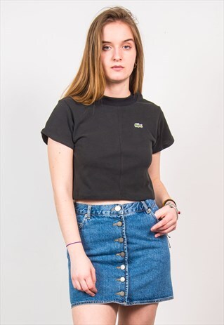 LACOSTE T-SHIRT CROP TOP