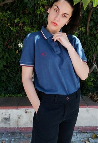 FRED PERRY VINTAGE POLO T-SHIRT.