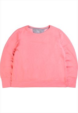 Vintage  Tekgear Sweatshirt Plain Heavyweight Crewneck Pink