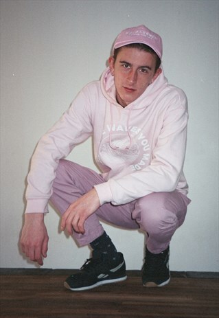 THE WAVES YOU MADE HOODIE IN LIGHT PINK