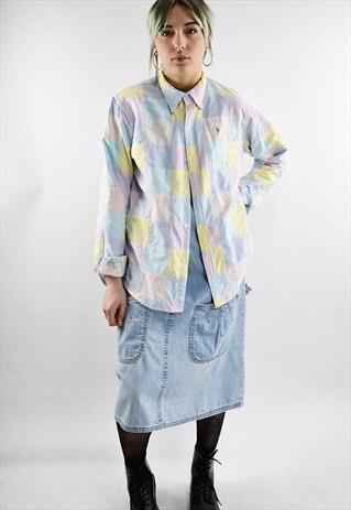 VINTAGE RALPH LAUREN PATCHWORK STYLE SHIRT