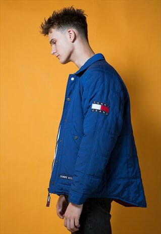 TOMMY HILFIGER BLUE PUFFA JACKET