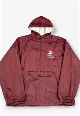 Vintage Texas A&M 1/2 Zip Pullover Windbreaker L BV17825