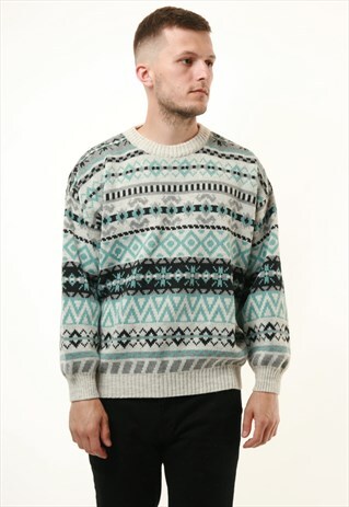 90S VINTAGE ITALIAN BRESCI POP KNITWEAR SWEATER 15211