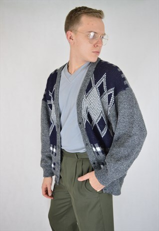 VINTAGE GREY GRAPHIC 80'S SWEATSHIRT