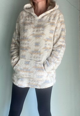 Retro Fluffy Fleece Jumper