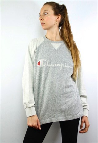 CHAMPION SWEATSHIRT / GREY JUMPER CHAMPION