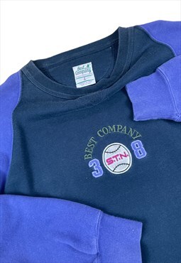 Best company Vintage 90s Blue and purple sweatshirt 