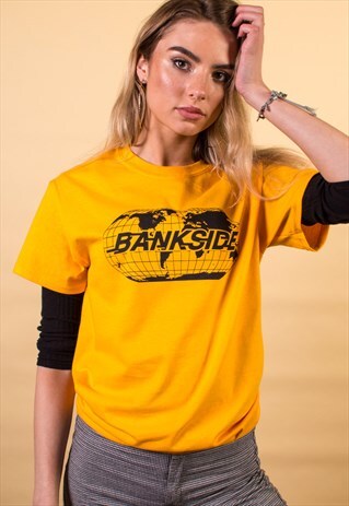 YELLOW GLOBE T-SHIRT