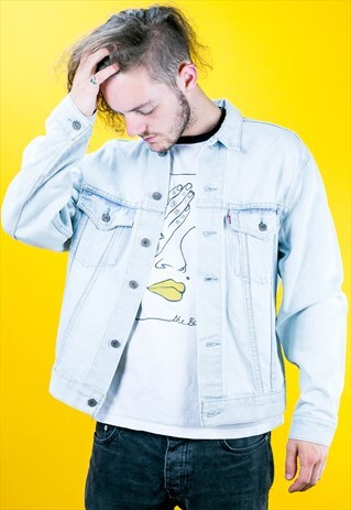 PALE BLUE DENIM JACKET