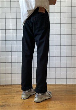 Vintage LEVIS 501 Jeans Denim Pants 90s Black