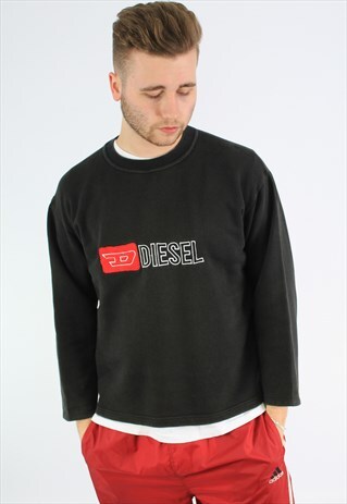 DIESEL 90S LOGO SPORTS SWEATSHIRT