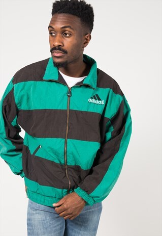VINTAGE 80S USA ADIDAS SHELL SPORT JACKET / S1264